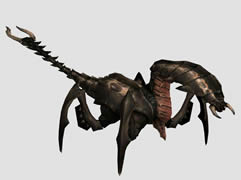 游戏中的蝎子3d模型