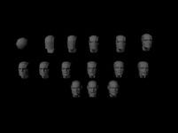人头制作过程,maya头部模型