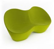个性绿色双人沙发3D模型