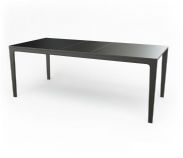 简约的黑色长桌3D模型