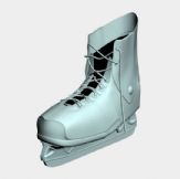 直排溜冰鞋,直排旱冰鞋,单排溜冰鞋3D模型