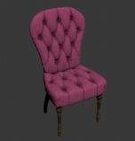 欧式花纹椅子3D模型