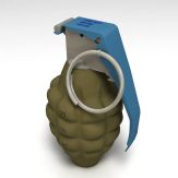 手榴弹,手雷3D模型