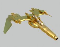 黄金战舰,黄金飞船,maya飞船模型