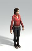 射击游戏生死四人组/求生之路(Left 4 Dead)中的女性角色3D模型