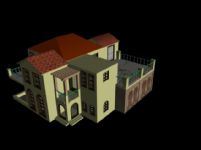 别墅,maya建筑模型