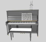 钢琴3d模型下载