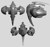 个性飞船3D模型
