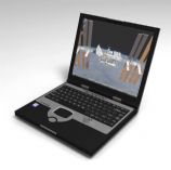 笔记本电脑,notebook,手提电脑3D模型