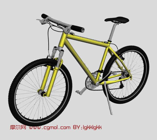 自行车,山地车3D模型