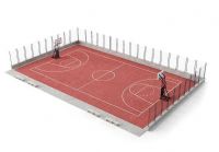 篮球场,3D运动场景模型