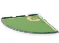 垒球场,3D运动场景模型