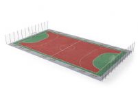 足球场,3D运动场景模型