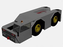 重型装甲救援车3d模型