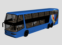 公交车,双层巴士,大巴3d模型
