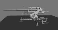 高炮maya模型