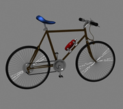 赛车,自行车3D建模