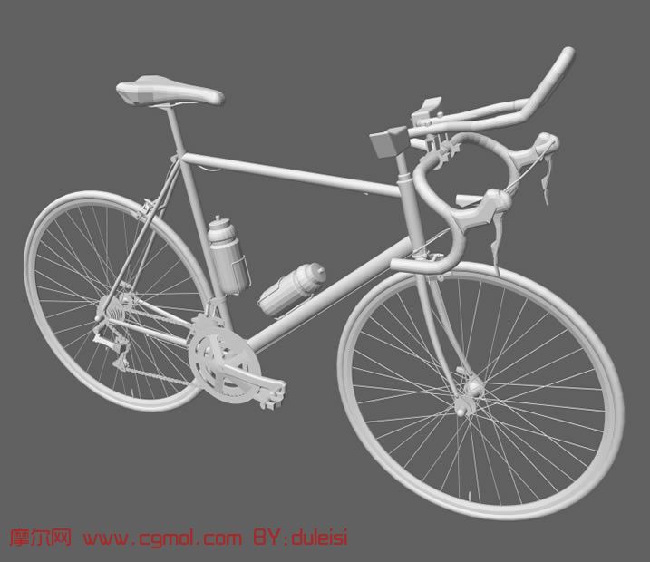 自行车,赛车maya模型