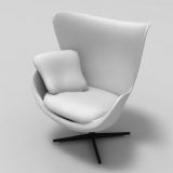 时尚单人椅3D模型