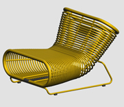 藤椅,椅子3d模型