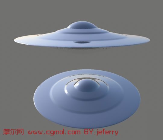 简单的ufo,maya模型
