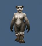 熊猫人3D模型