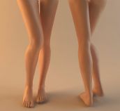 诱惑修长美腿3D模型