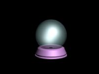 水晶球3d模型
