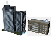 现代大楼,大厦,mya建筑模型