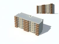 多层住宅建筑3d模型