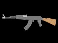 AK,军枪3d模型