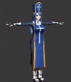 修女MM,3d游戏角色模型