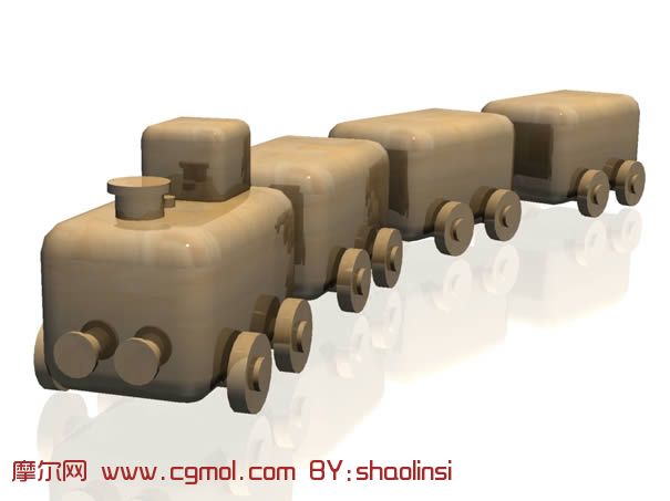儿童玩具火车3D模型_其他_室内模型_3D模型