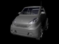 smart小汽车maya模型