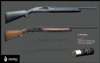 猎枪3D模型,fbx格式