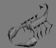 毒蝎,蝎子max模型