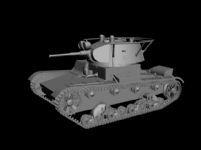 原创苏联T-26坦克3D模型