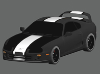 丰田SUPRA汽车3D模型