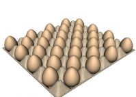 一叠鸡蛋3D模型