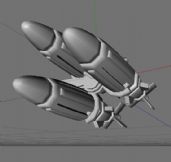 导弹,火箭c4d模型