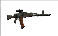 AK步枪maya3D模型