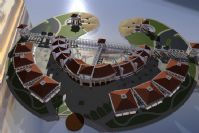 商业区,商业圈,小区,酒店,3D场景建筑模型