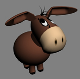 毛驴玩偶3D模型