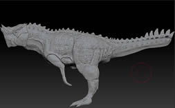 雕刻恐龙3D模型