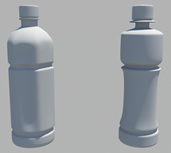 冰红茶瓶,饮料瓶maya模型