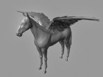 飞马,马匹maya高精度模型