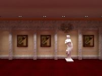 过道,艺术走廊3D模型