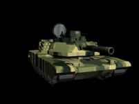 美军M1A2坦克大陆版3D模型