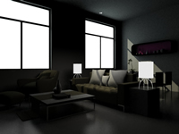 室内,客厅3D模型