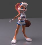 lola bunny篮球宝贝3D模型